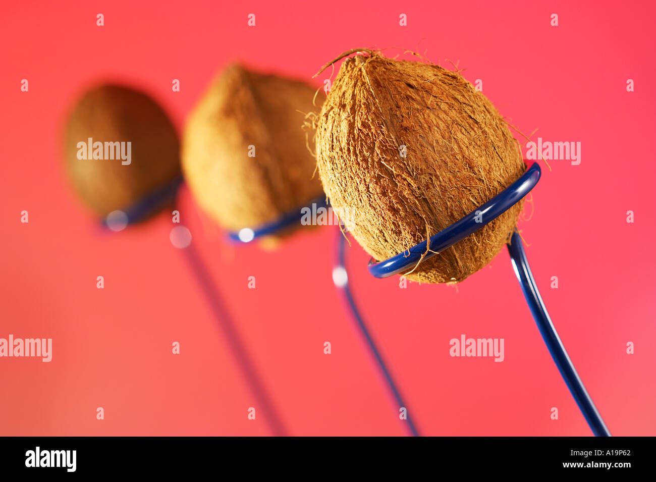 Coconut shy three in a row Landscape Stock Photo Alamy