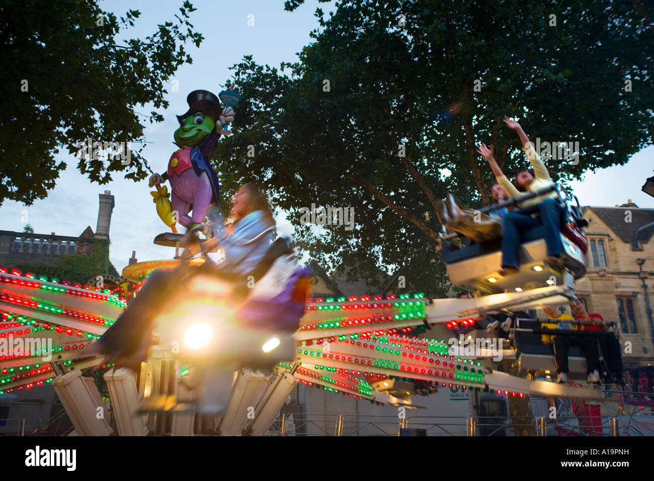 St Giles Fair Oxford Stock Photo Alamy