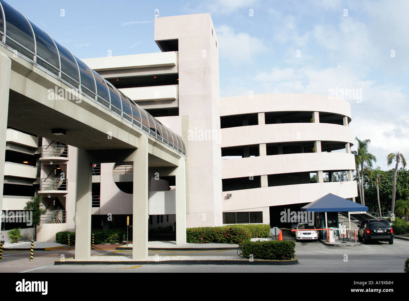 Miami Beach Florida Mount Sinai Hospital Parking Garage Covered