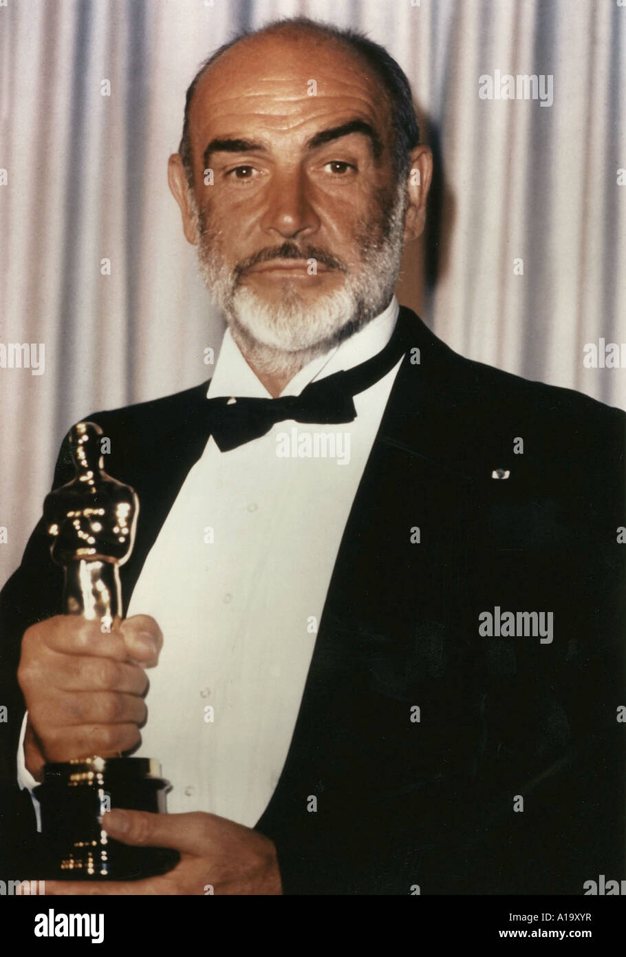 Sean Connery Sean Connery is awarded an Oscar at the 1984 Academy