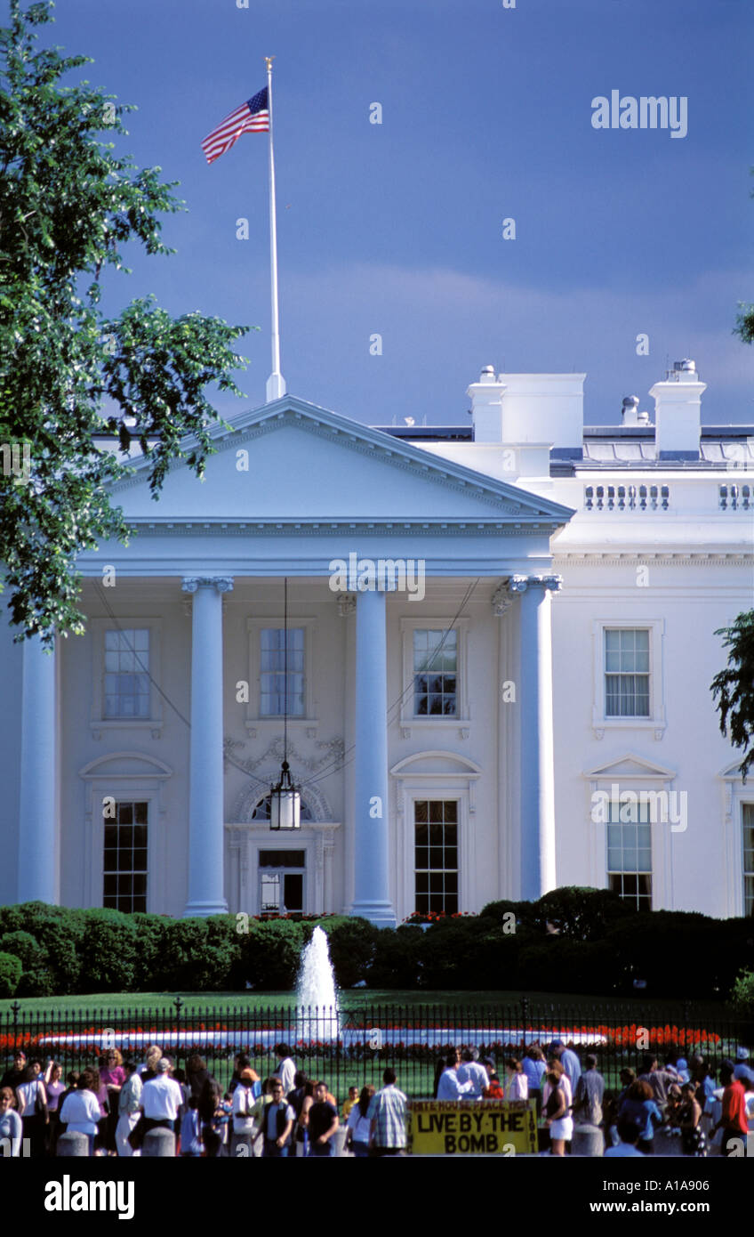 The White House, Washington D.C. Stock Photo