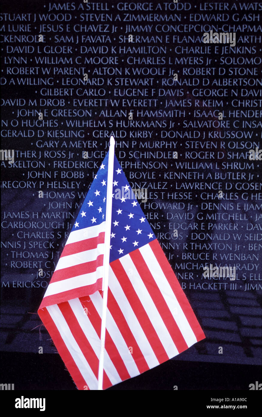 Vietnam Veterans Memorial Washington D.C. Stock Photo