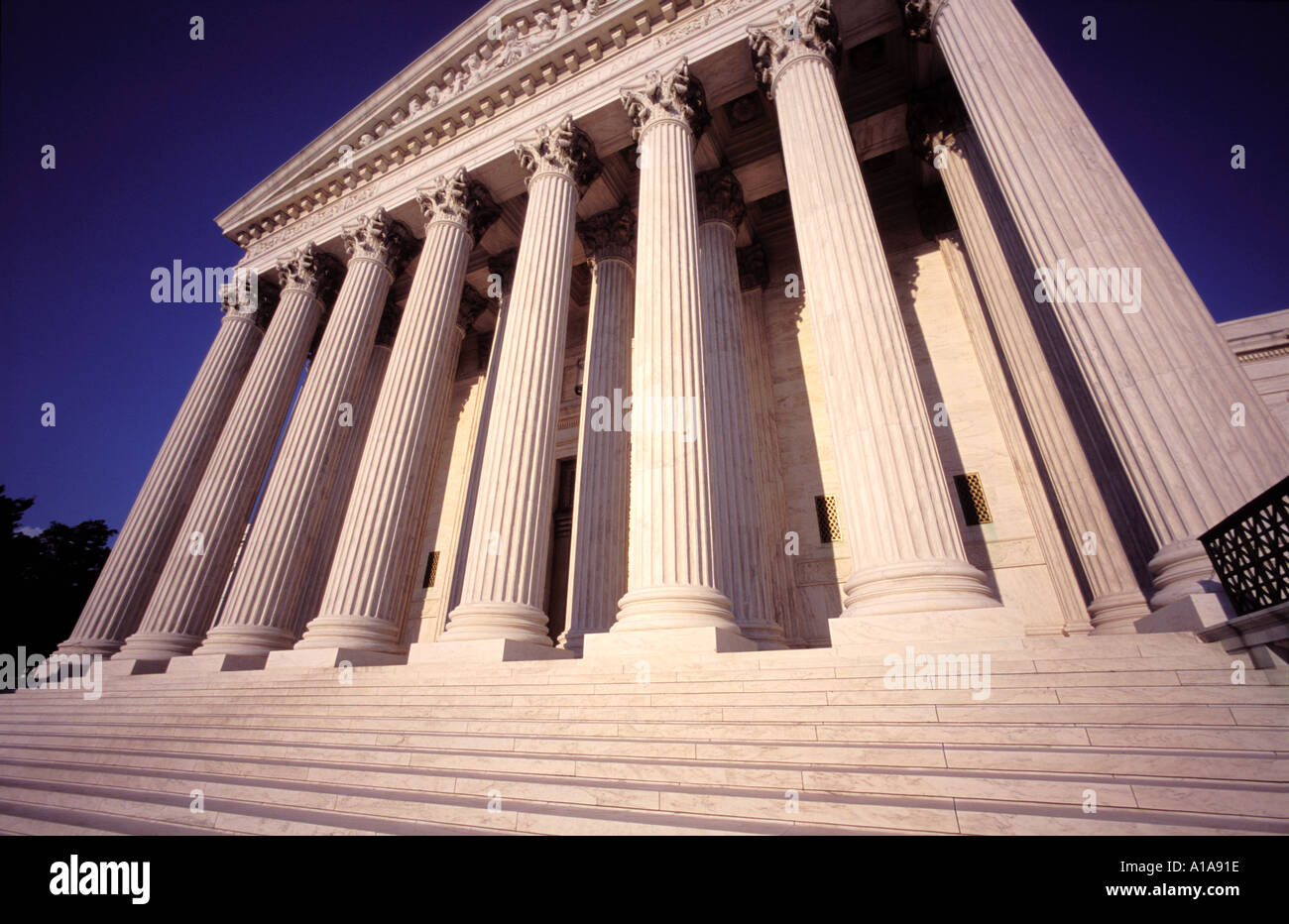 US Supreme Court Building, Washington D.C. Stock Photo