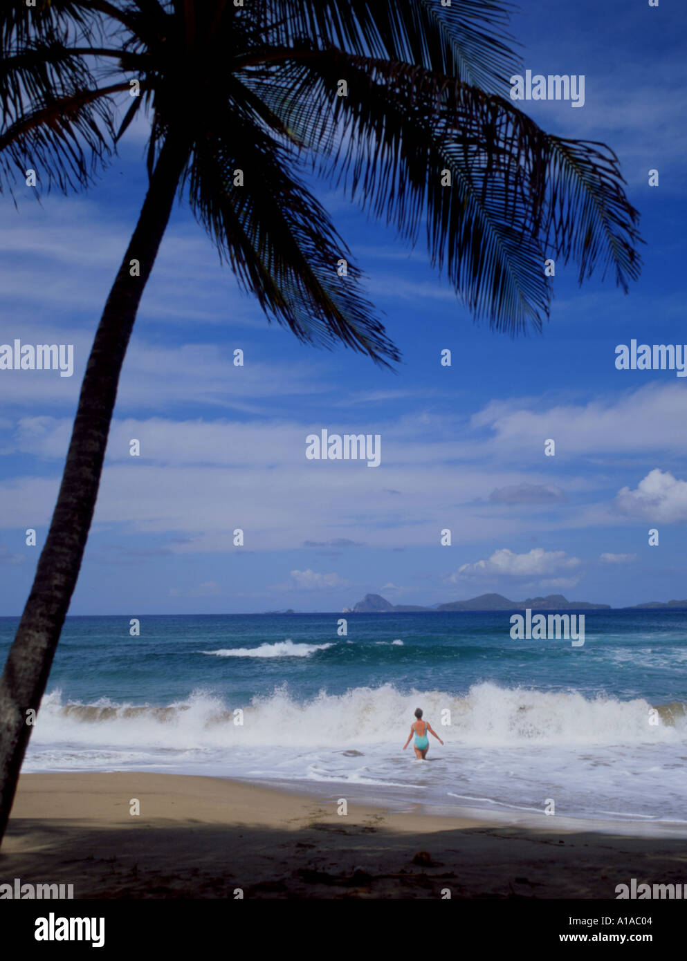 Grenada Sauteurs bay Stock Photo Alamy