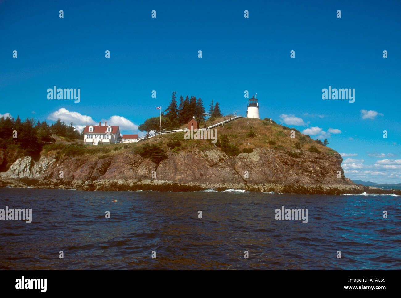 Owls Head light Maine Stock Photo Alamy