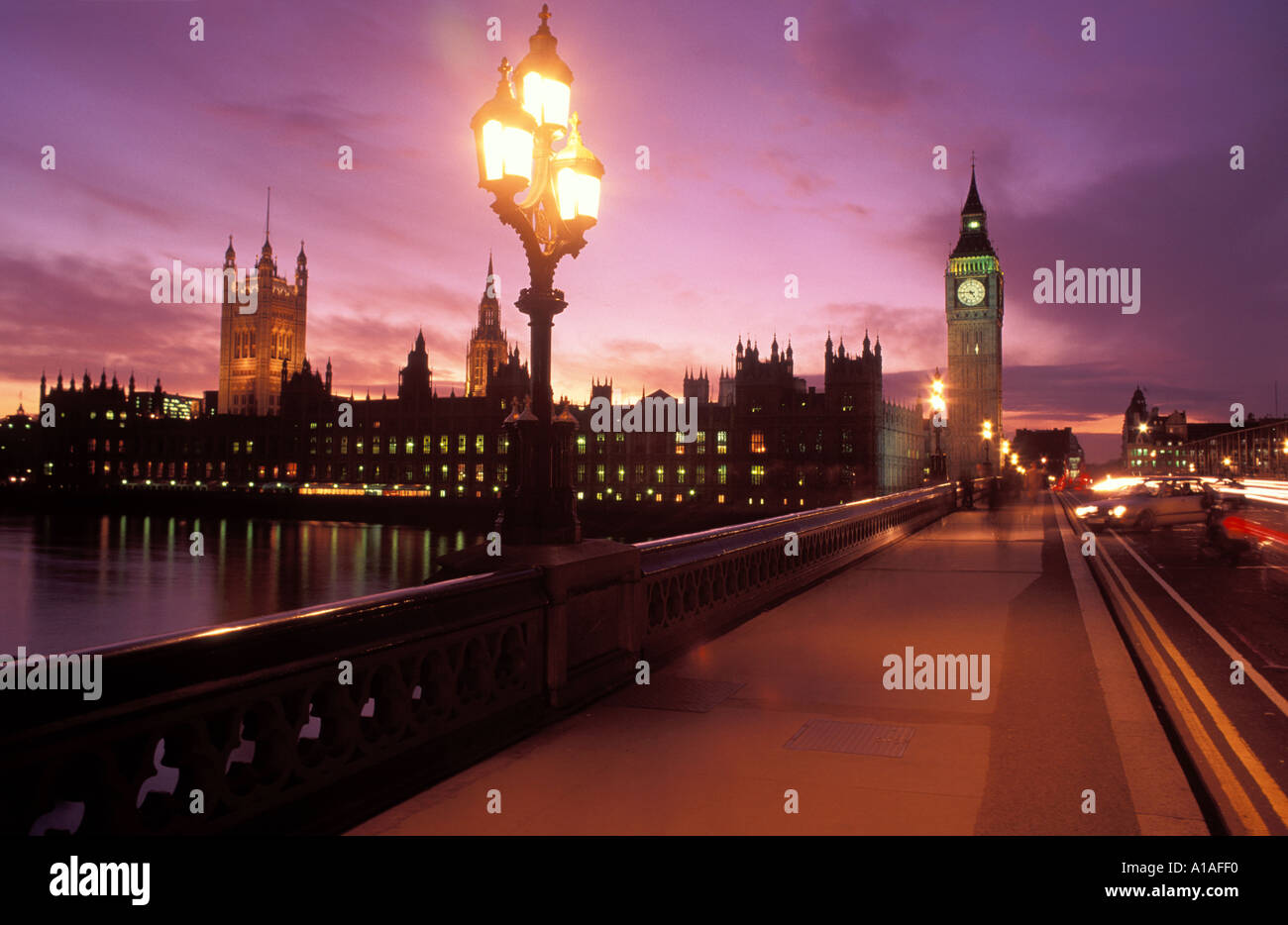 Westminster Bridge London UK Stock Photo