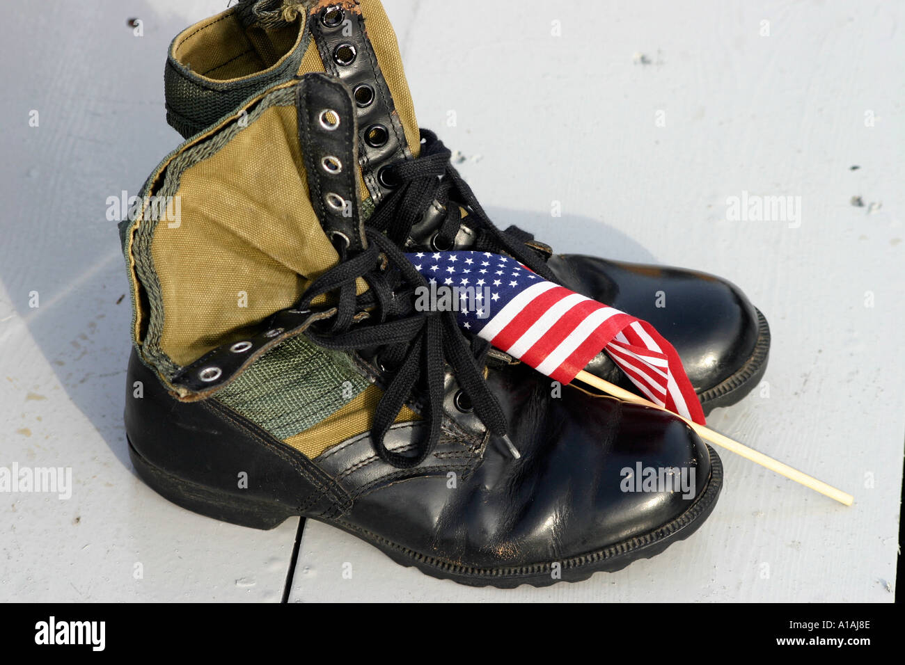 Vietnam memorial washington dc boots hi-res stock photography and ...