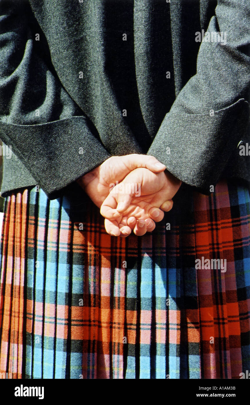 Scottish wedding kilt hi-res stock photography and images - Alamy