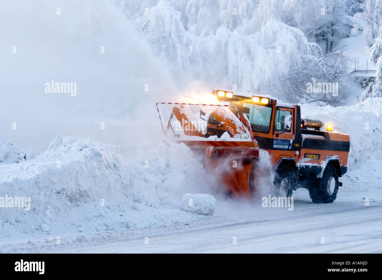 Rotary Snow Plow Stock Photos & Rotary Snow Plow Stock Images Alamy