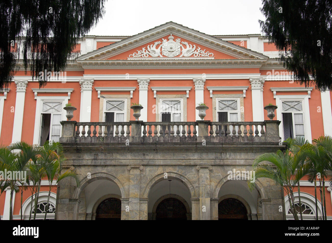 The Imperial Museum exterior in Petropolis Brazil Stock Photo