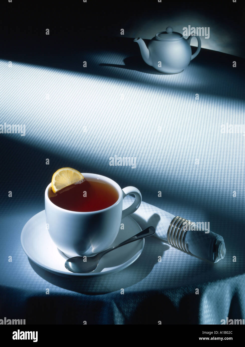 teacup and pot Stock Photo Alamy