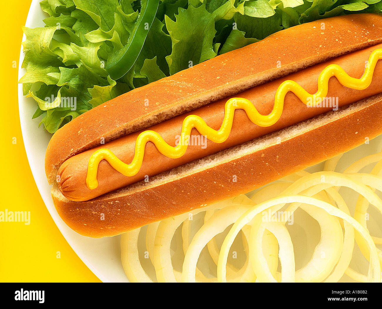 hot dog Stock Photo
