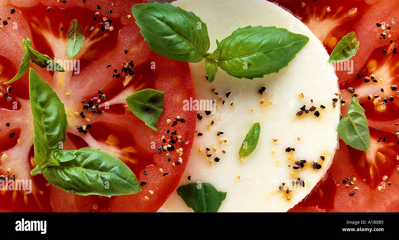 tomato and mozzarella Stock Photo - Alamy