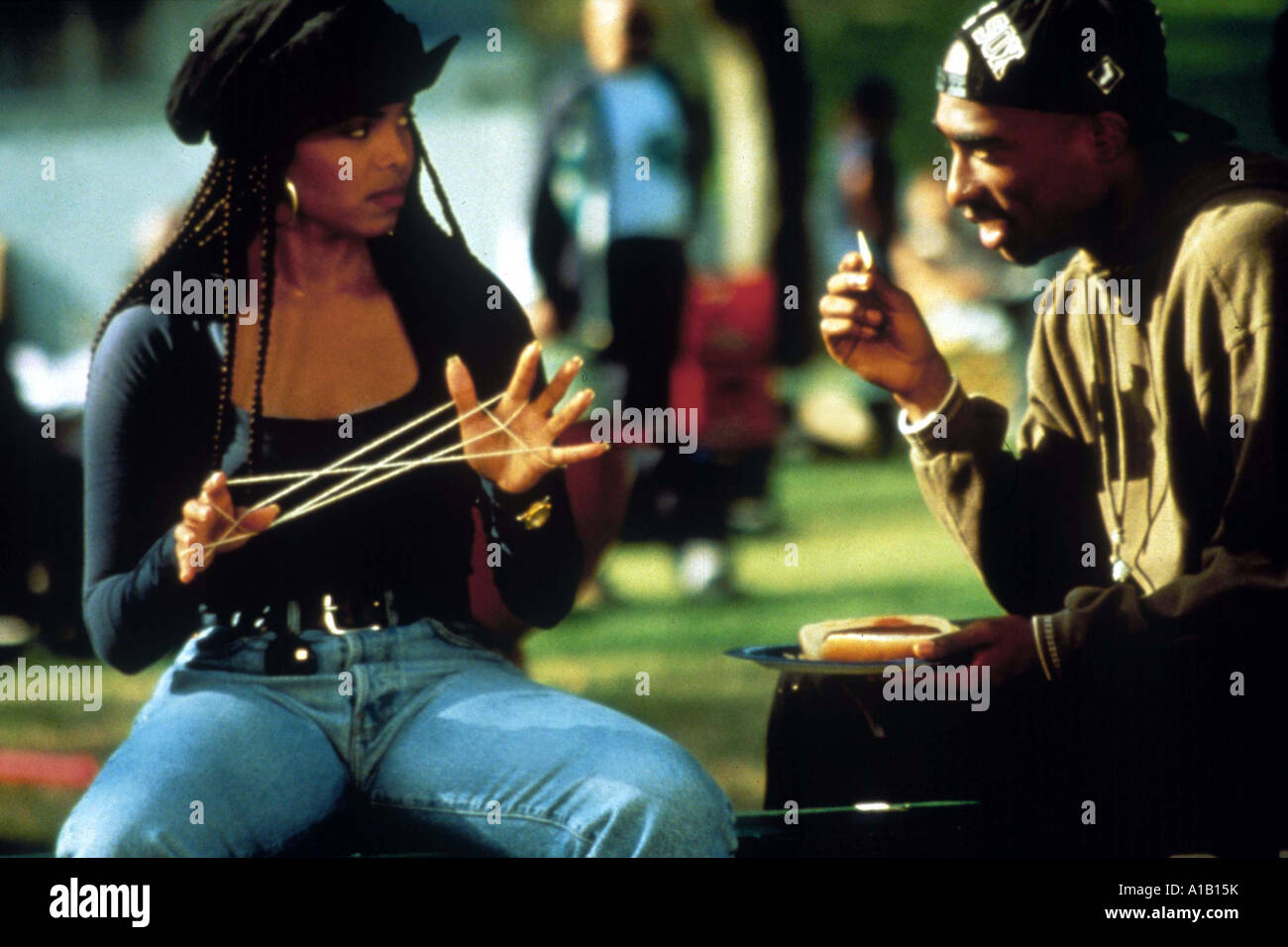Poetic Justice Year 1993 Director John Singleton Tupac Shakur Janet Jackson Stock Photo