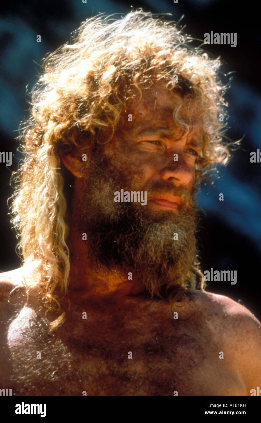 Cast Away Year 2000 Director Robert Zemeckis Tom Hanks Stock Photo - Alamy