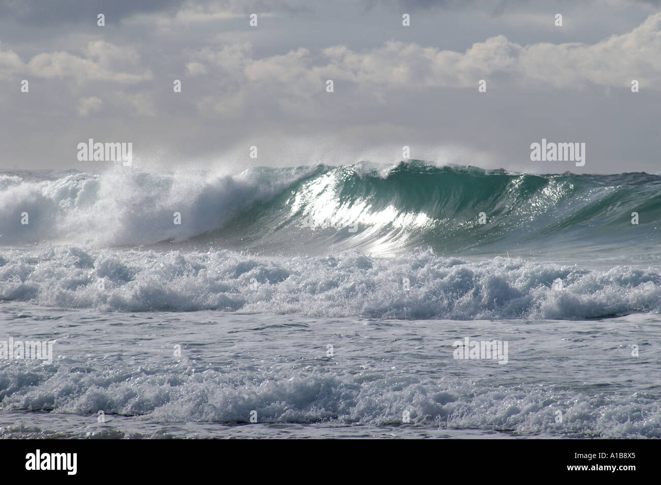 ROUGH SEAS Stock Photo