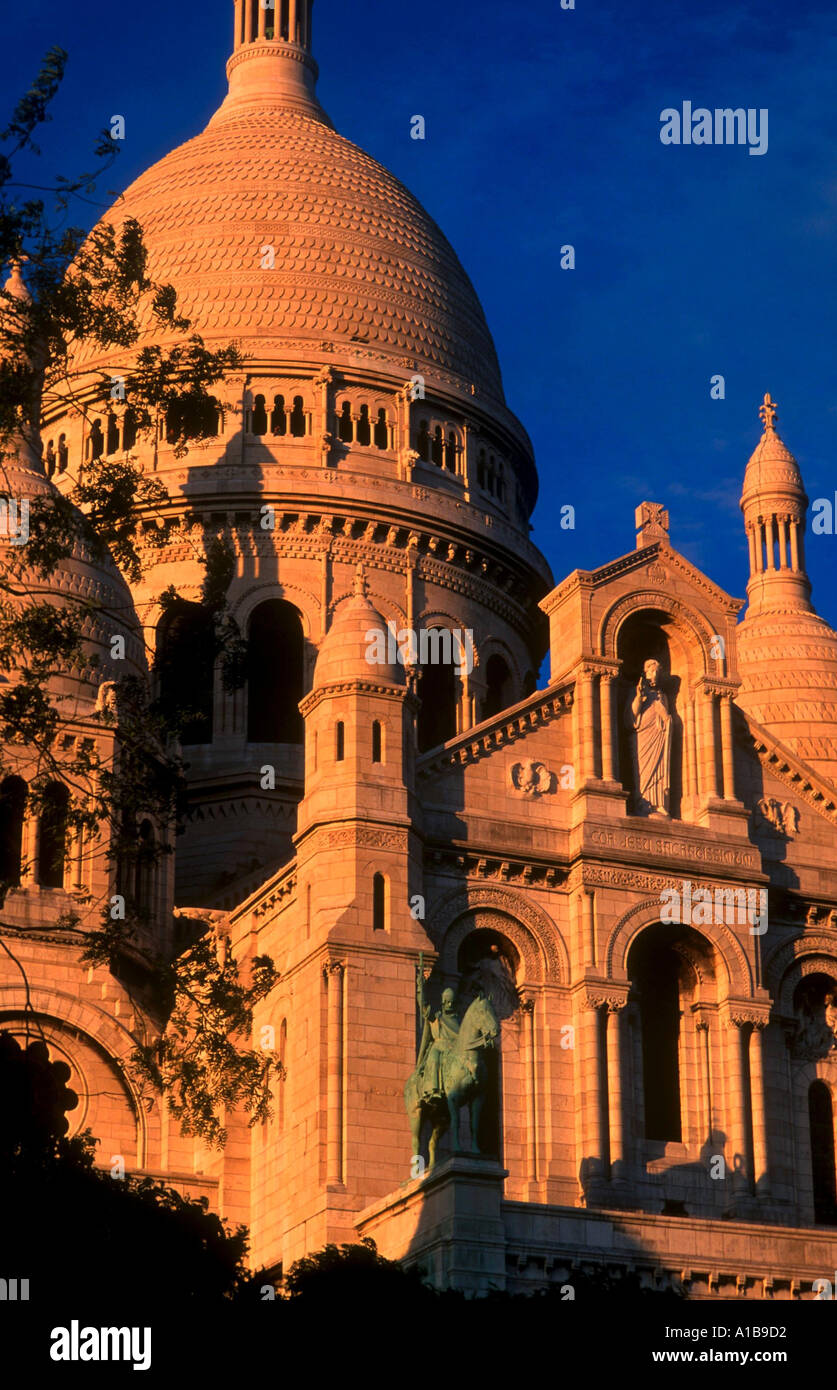 Sacre Coeur Montmartre Paris France A Evrard Stock Photo