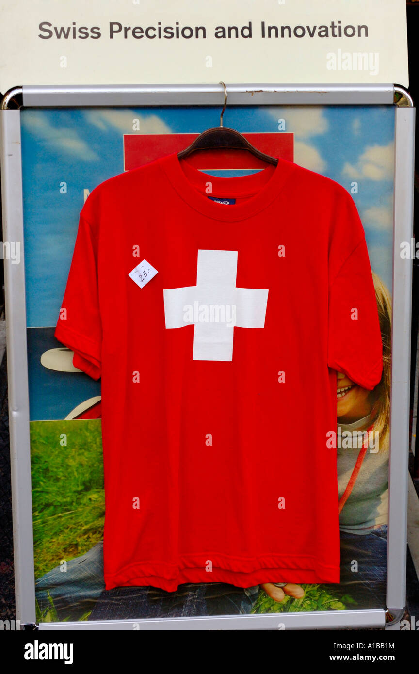 Swiss T-Shirt Stock Photo