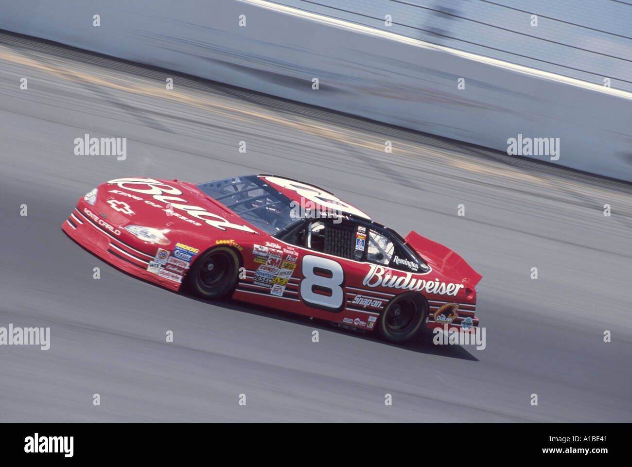 Dale Earnhardt Jr races at Chicagoland Speedway 2001 Stock Photo