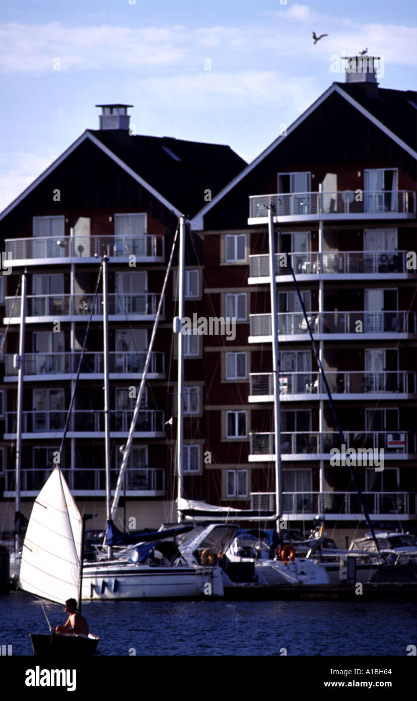 Neptune Marina, a new housing development on the Ipswich waterfront