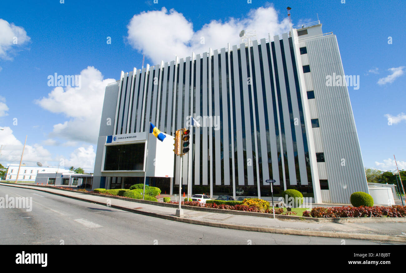 Barbados headquarters of Cable & Wireless providing 99 per cent