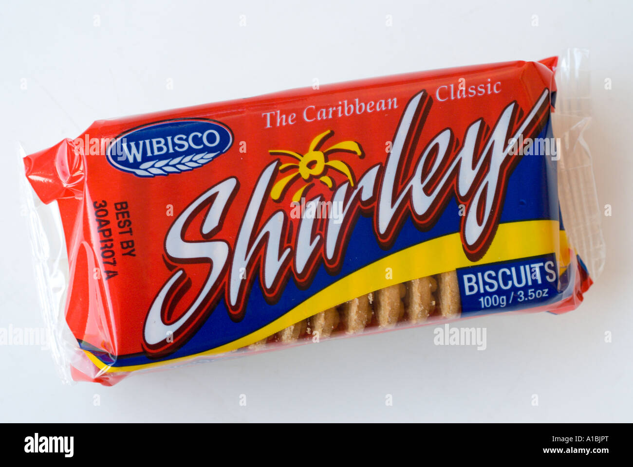 Barbados popular Caribbean biscuit brand Shirley made by Wibisco Stock