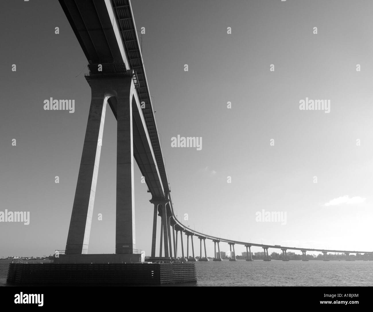 The coronado bay bridge San Diego California USA Stock Photo