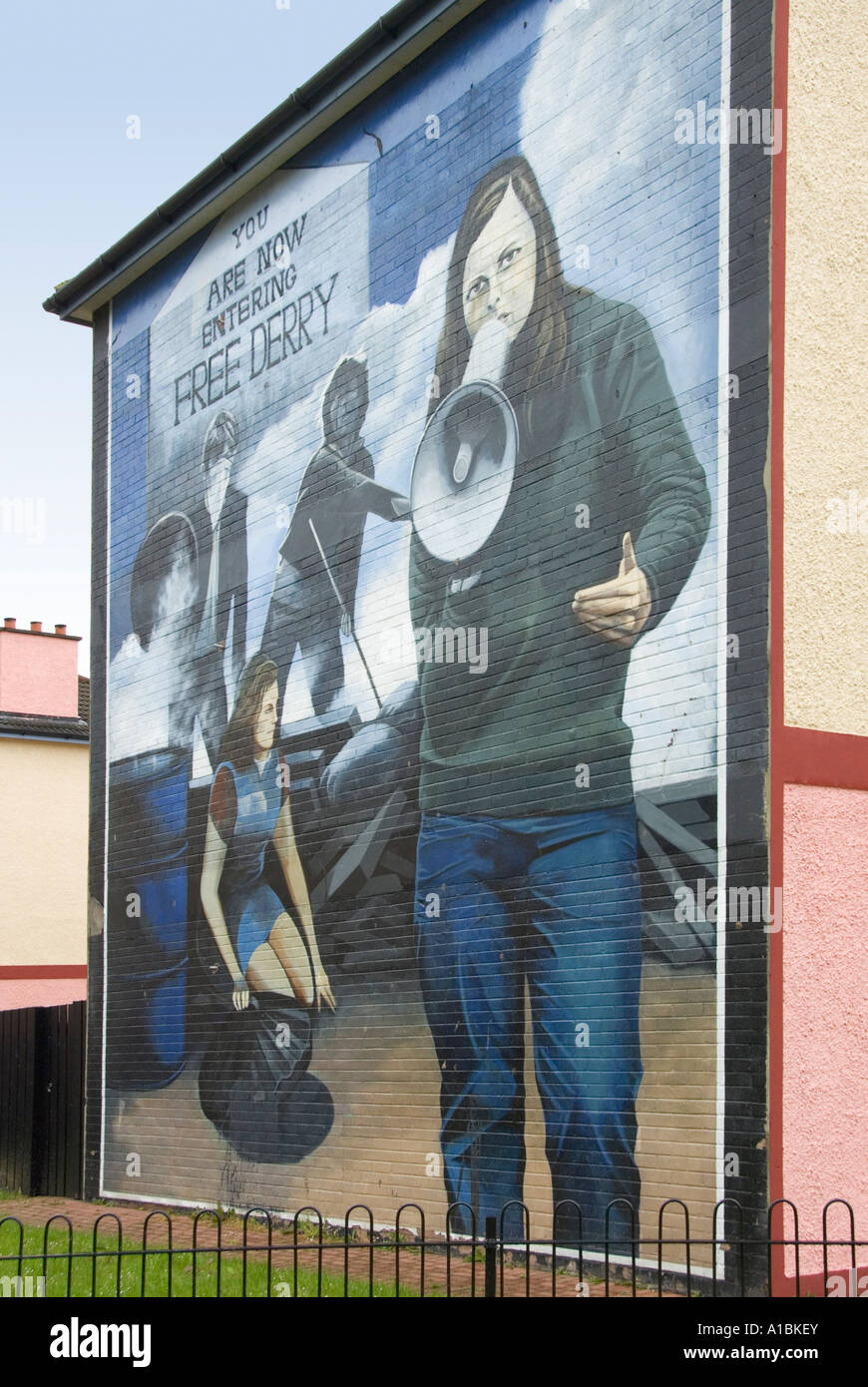 Northern Ireland Ulster County Derry Londonderry The Bogside Free Derry