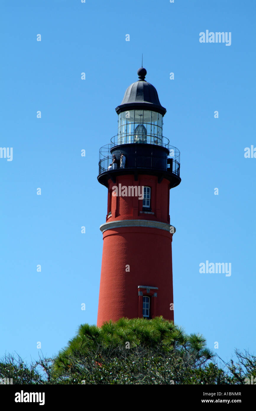 Ponce de Leon lighthouse. Daytona Beach Florida USA Stock Photo