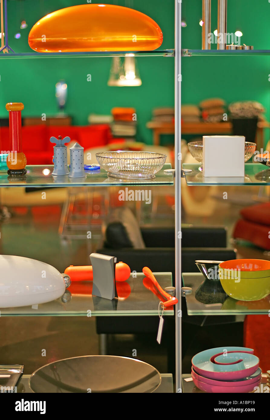 Furniture store display Stock Photo Alamy