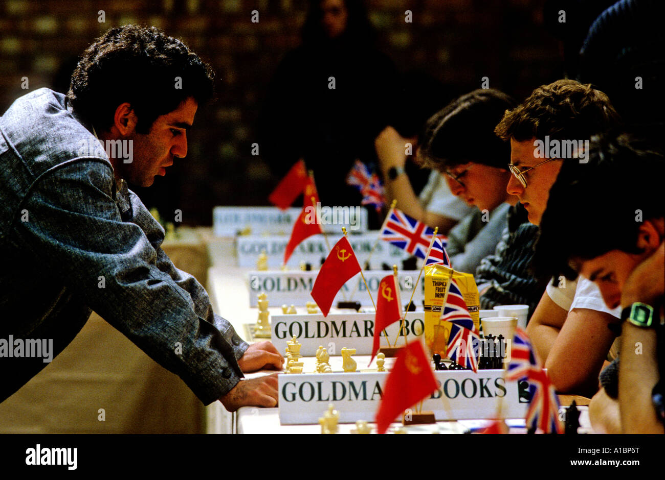 GARRY KASPAROV CHESS CHAMPION 1986 LONDON  2007 Stock Photo