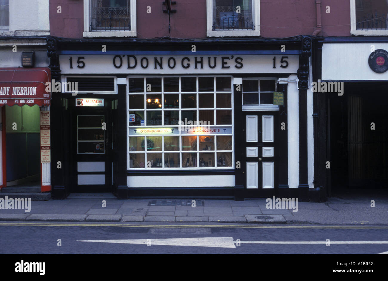 O'Donoghue's public house in Dublin Ireland Stock Photo