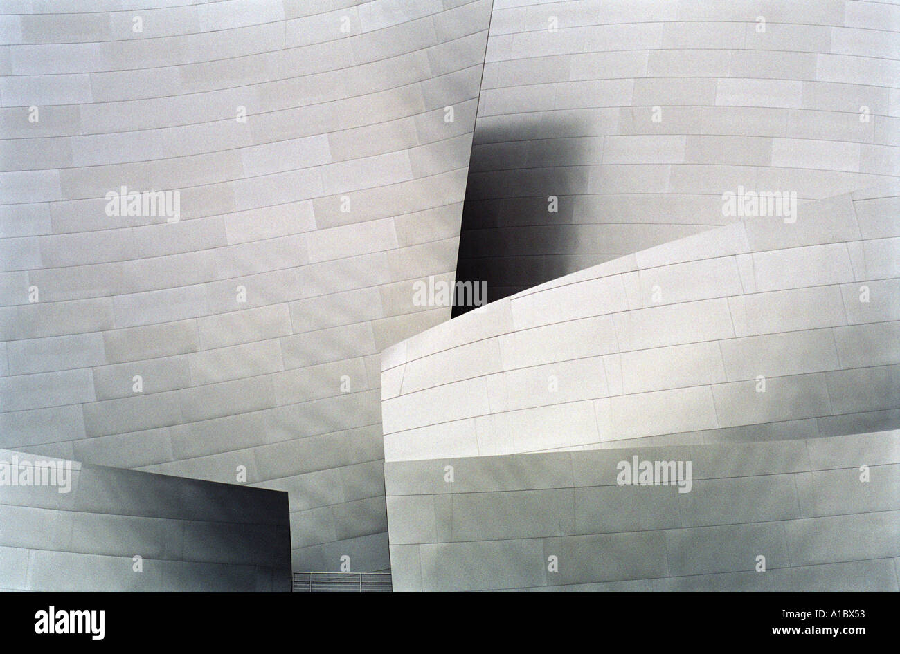 The Walt Disney Center in Los Angeles which was designed by Frank Gehry Stock Photo
