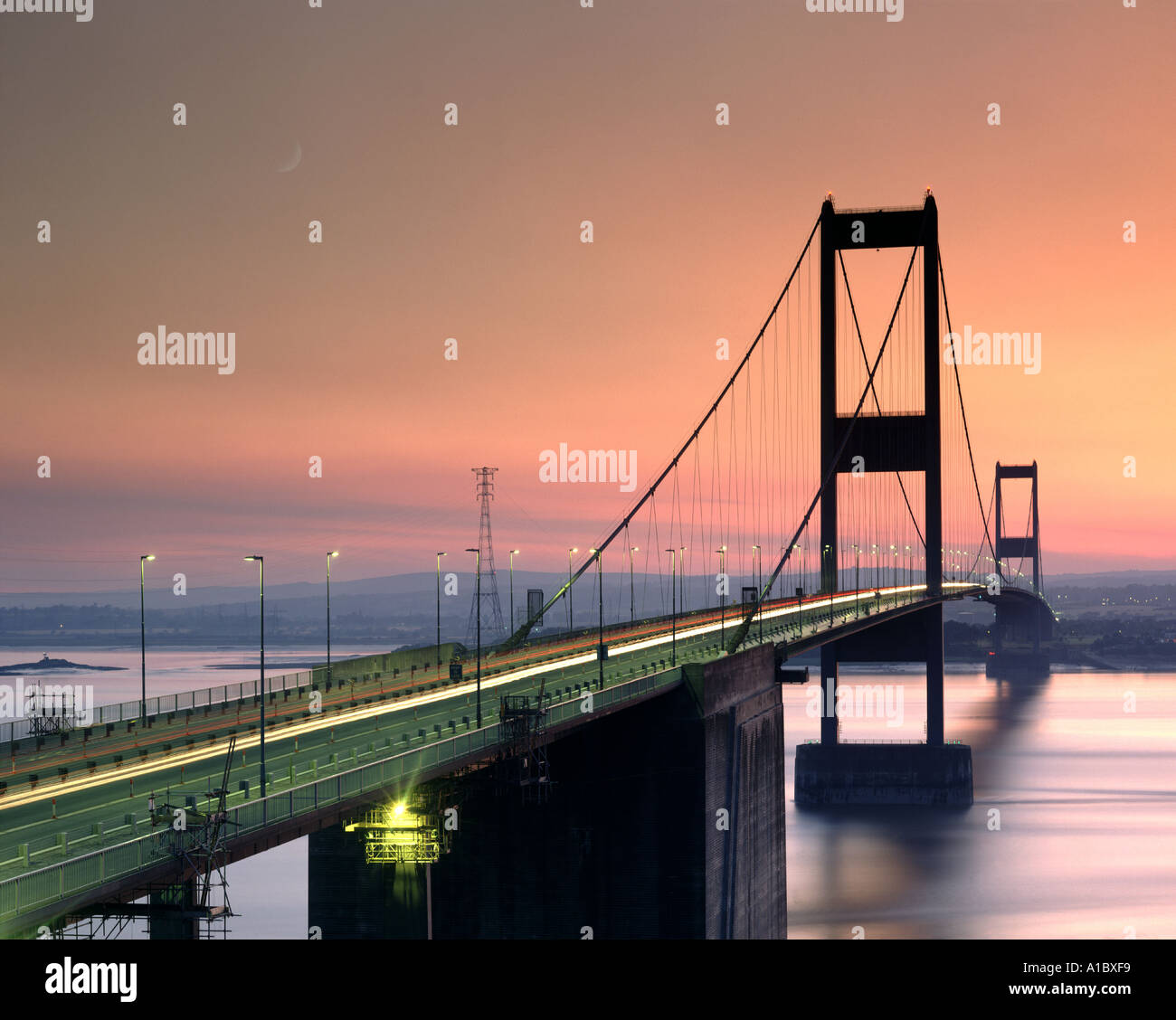 GB AVON Severn Bridge near Bristol Stock Photo Alamy