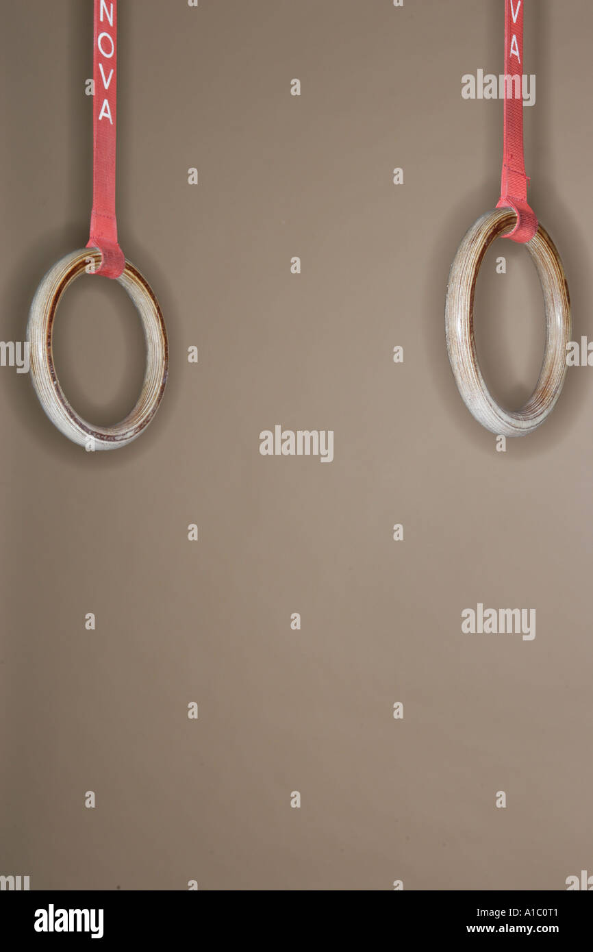Gymnastic Rings Stock Photo