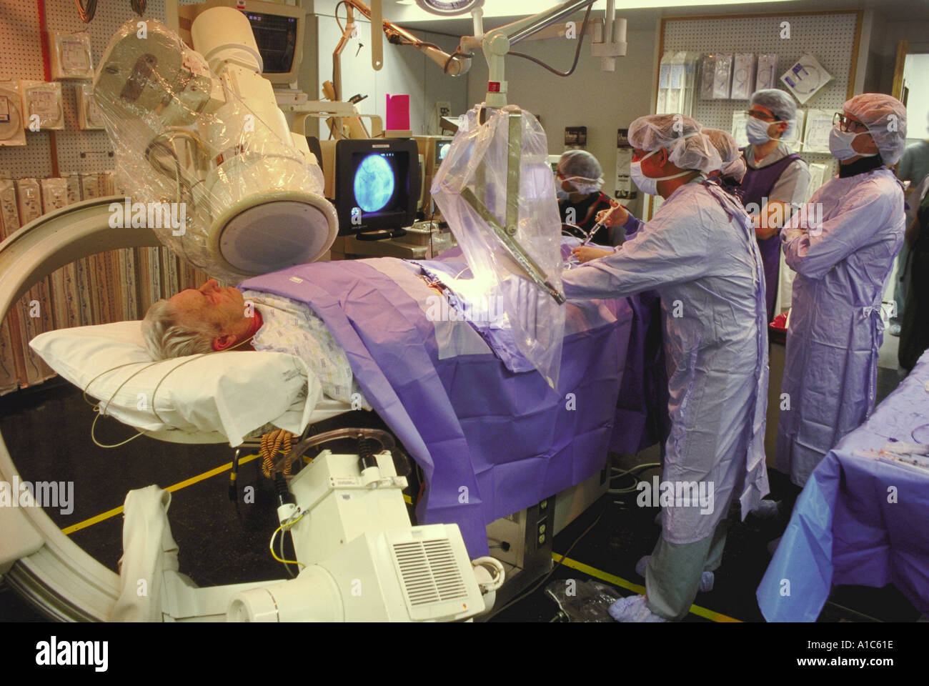 Dr Fayaz A Shawl interventional cardiologist performs balloon