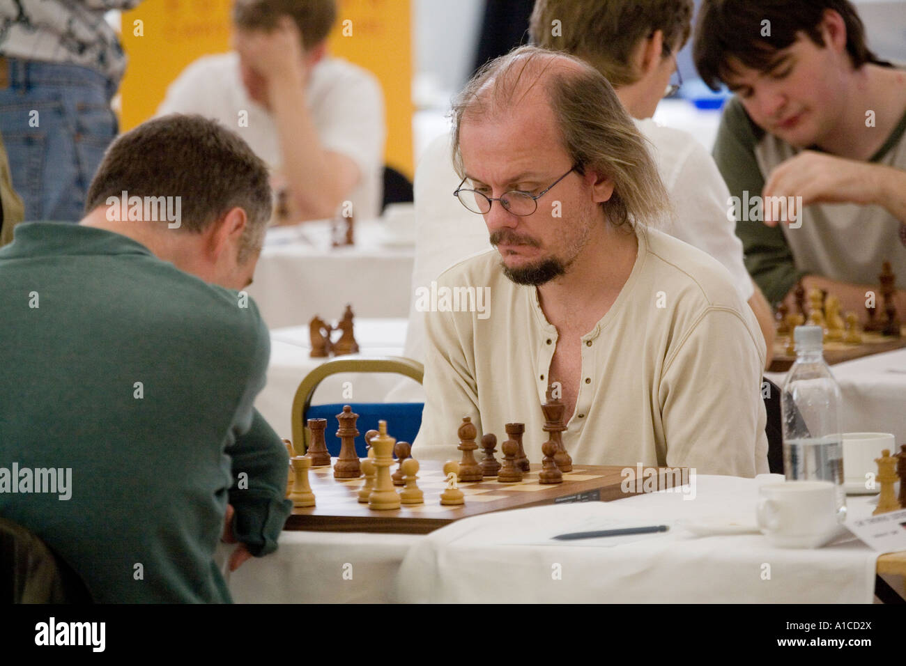 European Individual Chess Championship Liverpool 2006 Grandmaster Stuart Conquest. Stock Photo