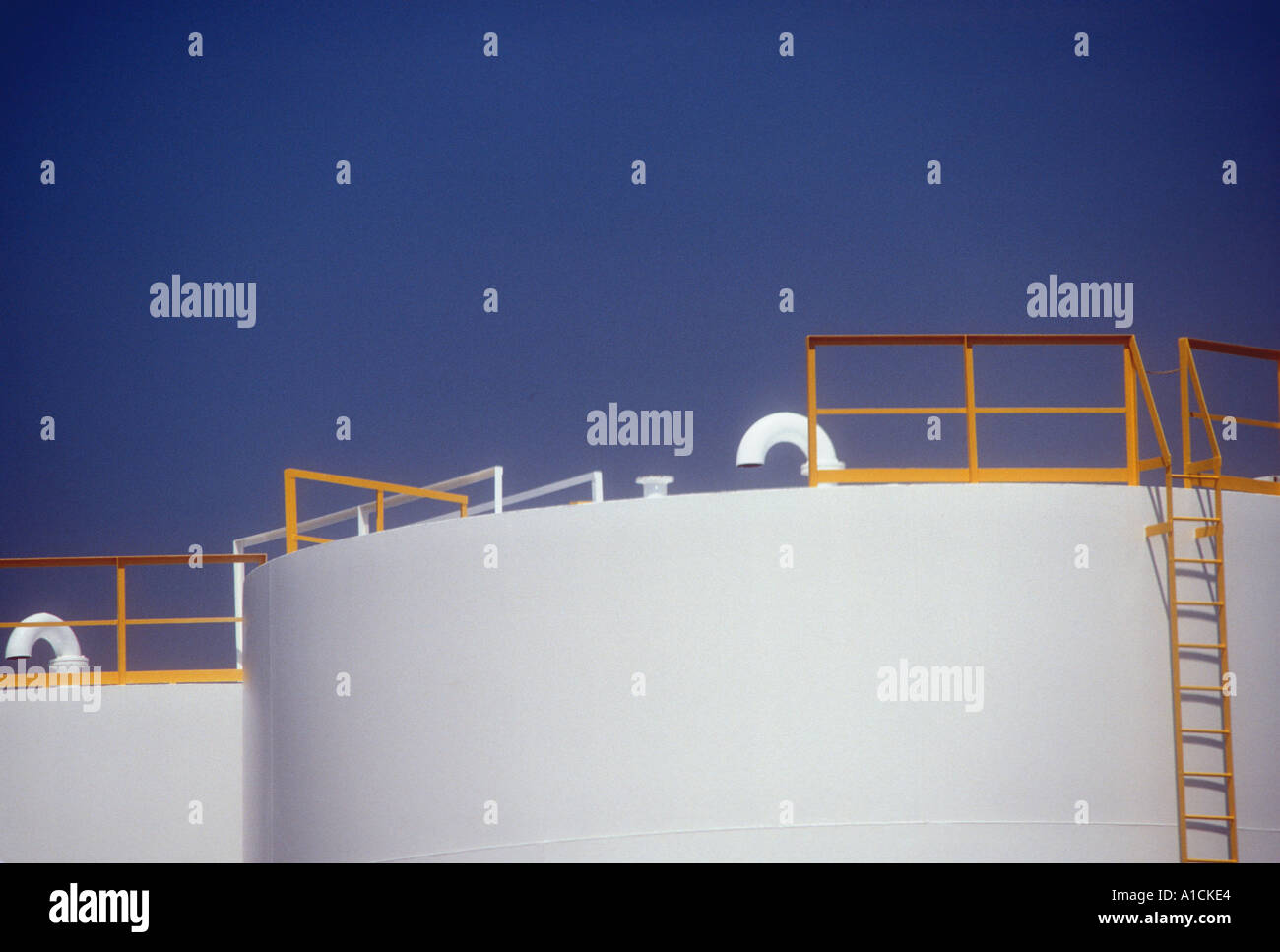 Liquid Storage Tanks Stock Photo Alamy