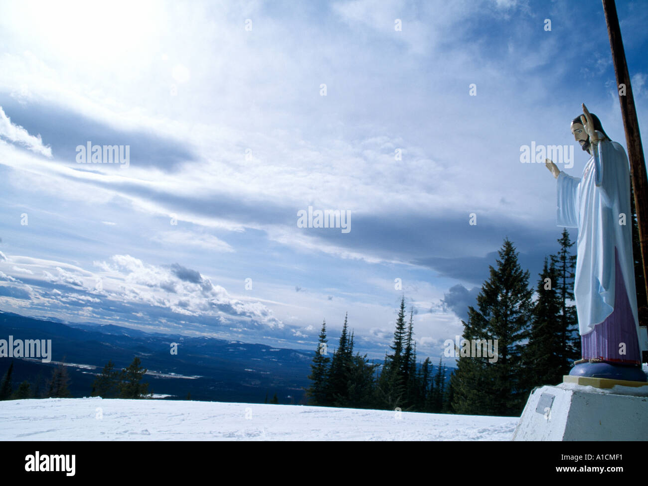 Spring sermon on the mountain stock photo alamy
