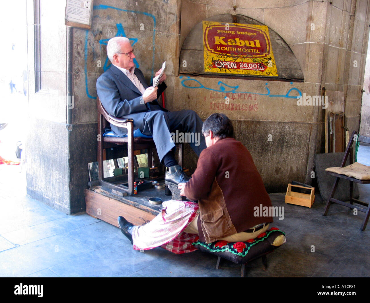 shoeshine boy