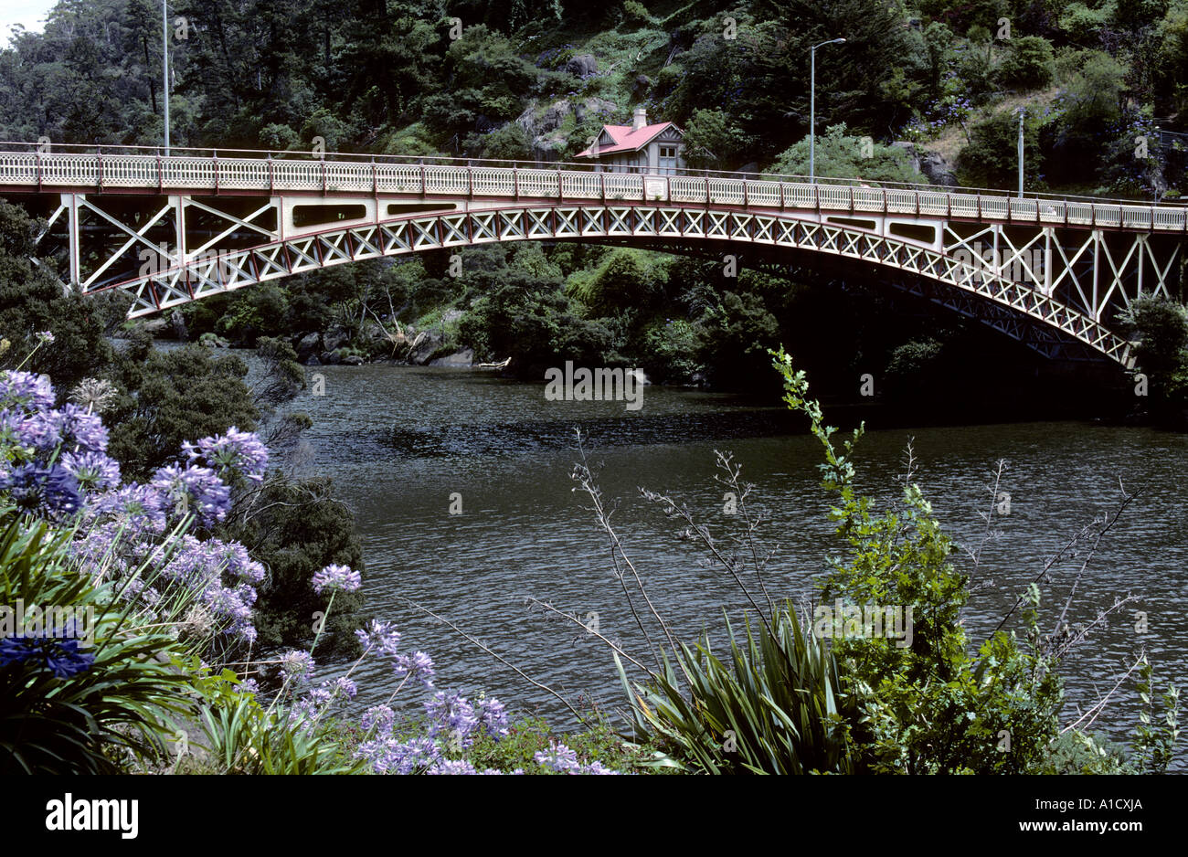 Kings Bridge Cataract Gorge Launceston Tasmania Australia Stock Photo