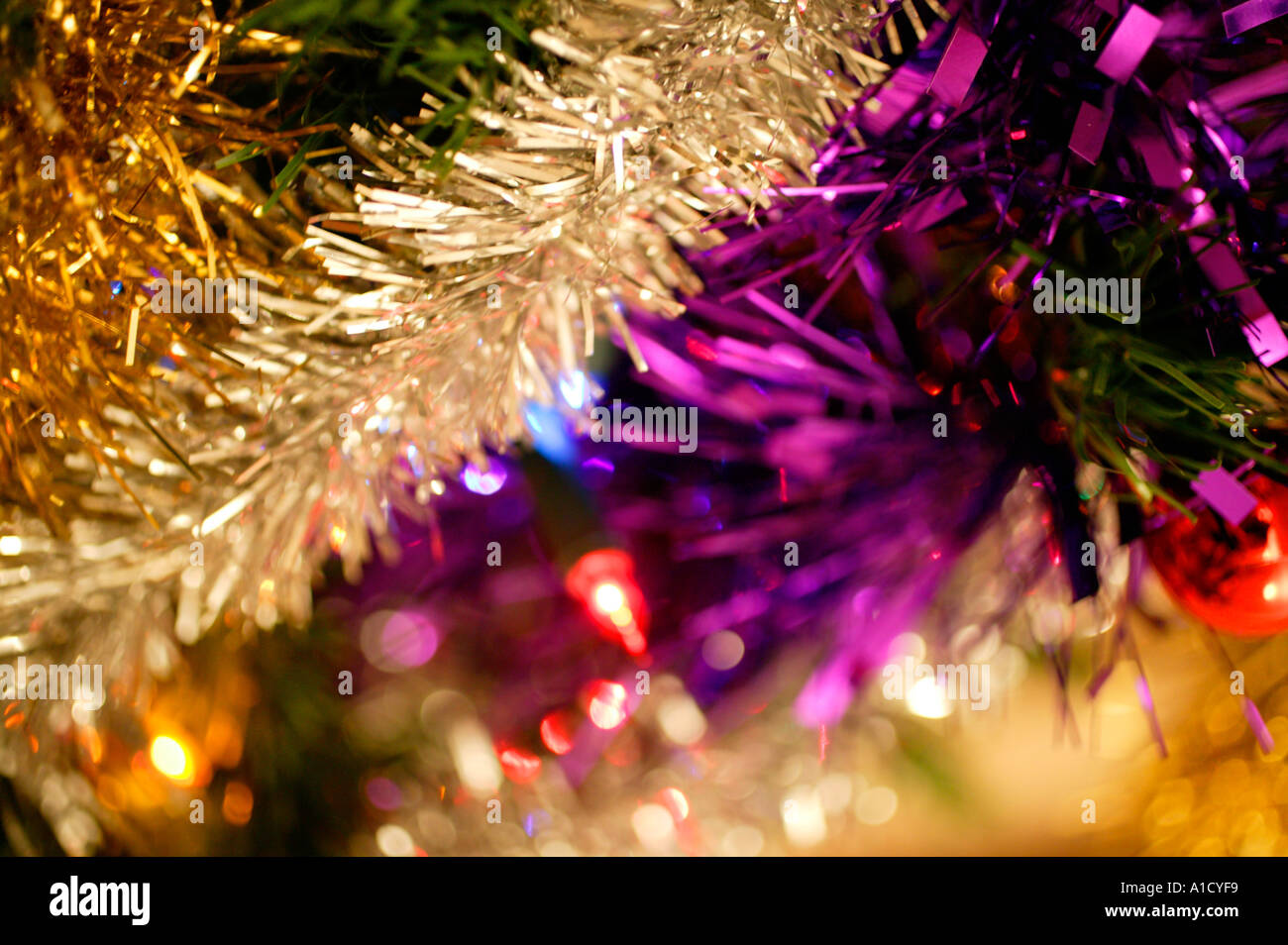 Tacky christmas tree decorations hi-res stock photography and images ...