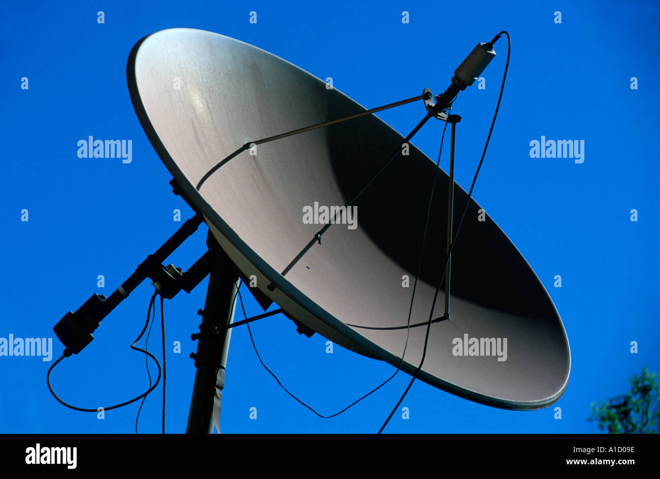 Parabolic Tv Satellite Dish Stock Photo - Alamy