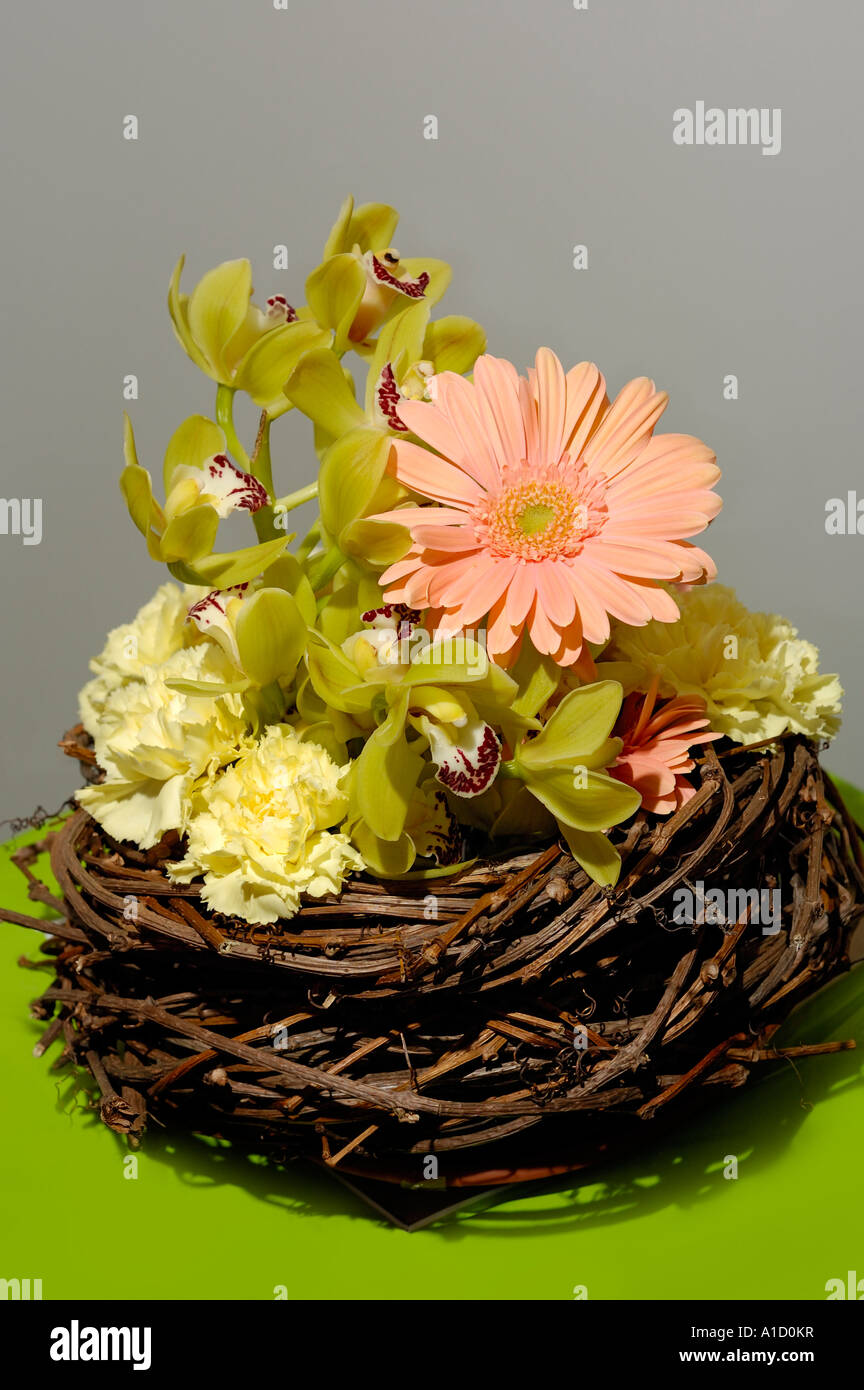 Composition of Flowers Stock Photo