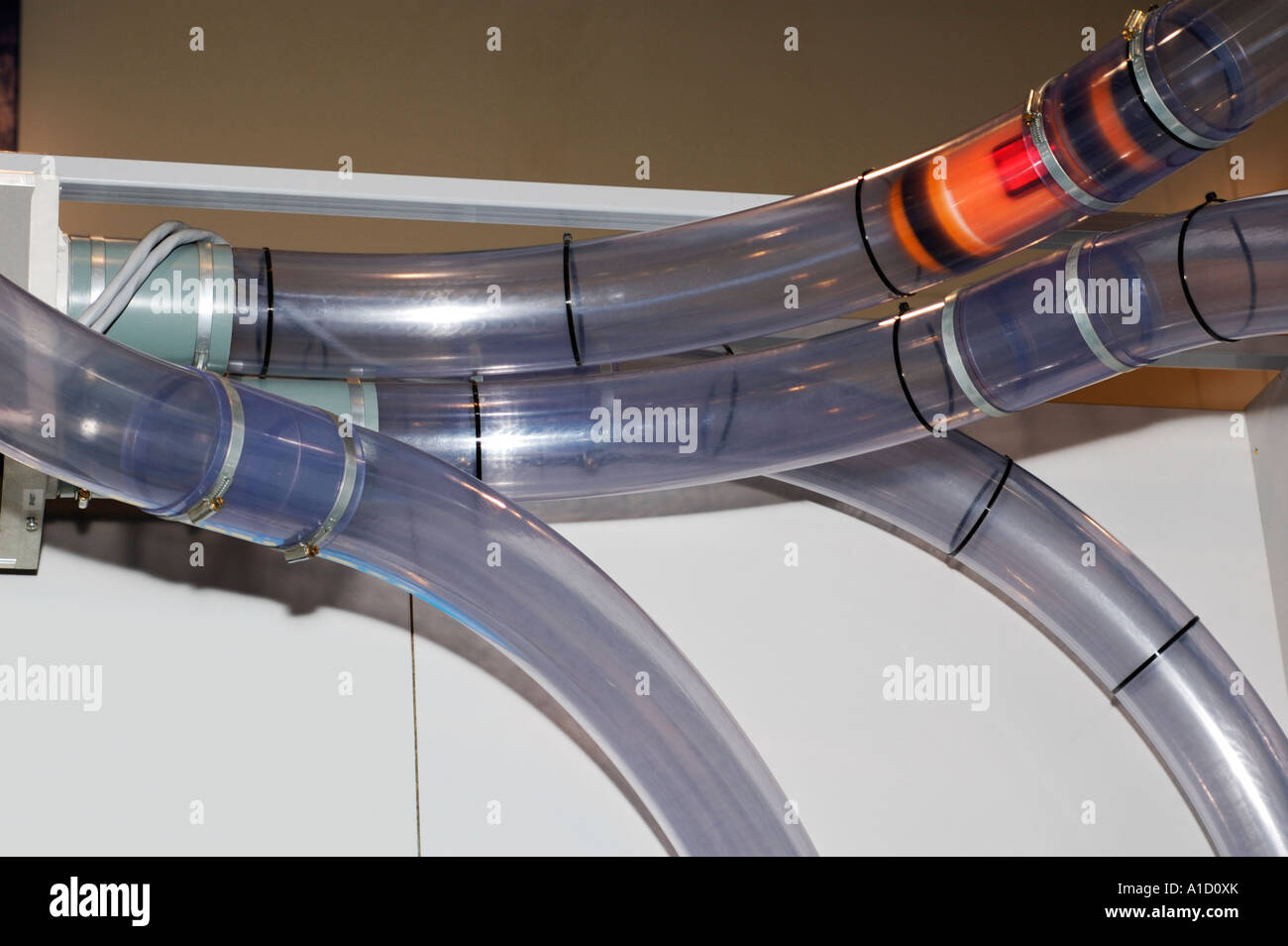 Pneumatic Tube Transfer System Stock Photo - Alamy