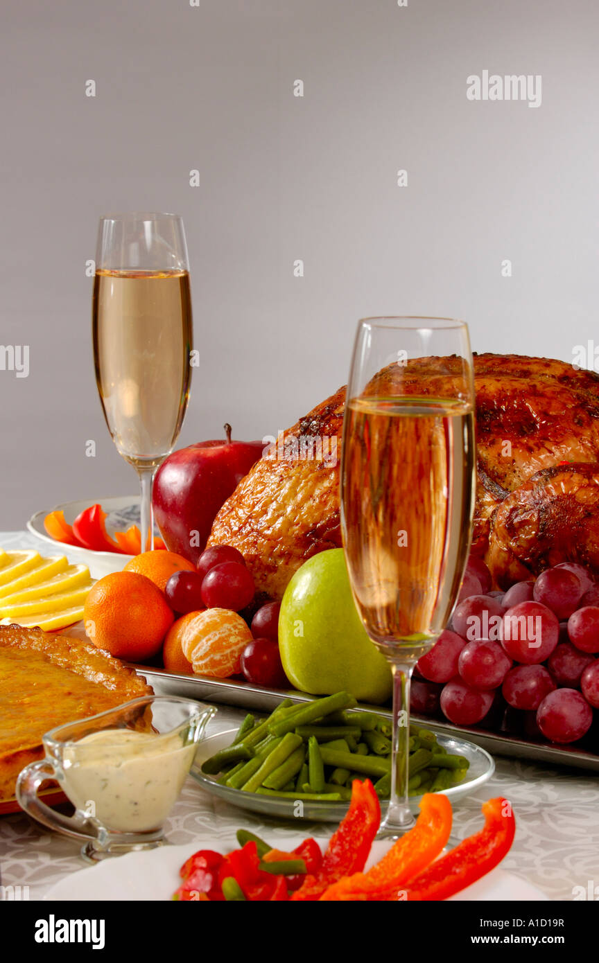 Holiday Feast Stock Photo