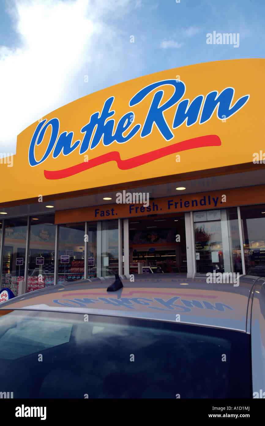 On The Run convenience store Stock Photo - Alamy