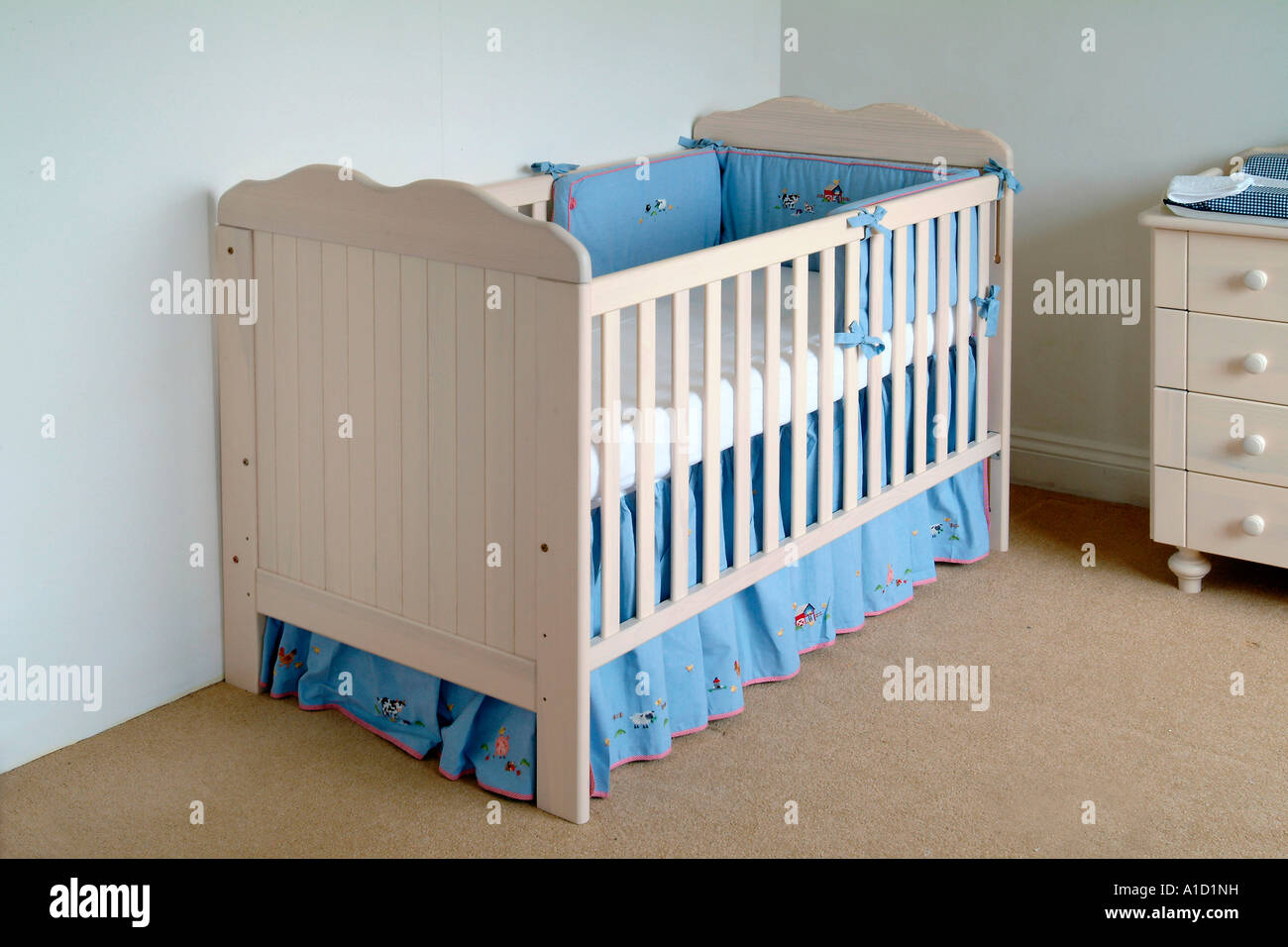 Dropside Nursery Cot Stock Photo Alamy