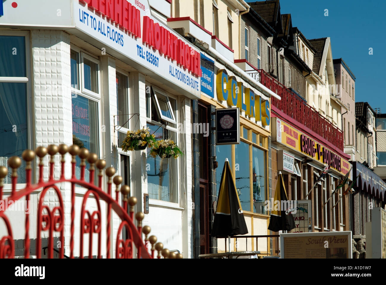 guest houses, Blackpool Stock Photo Alamy