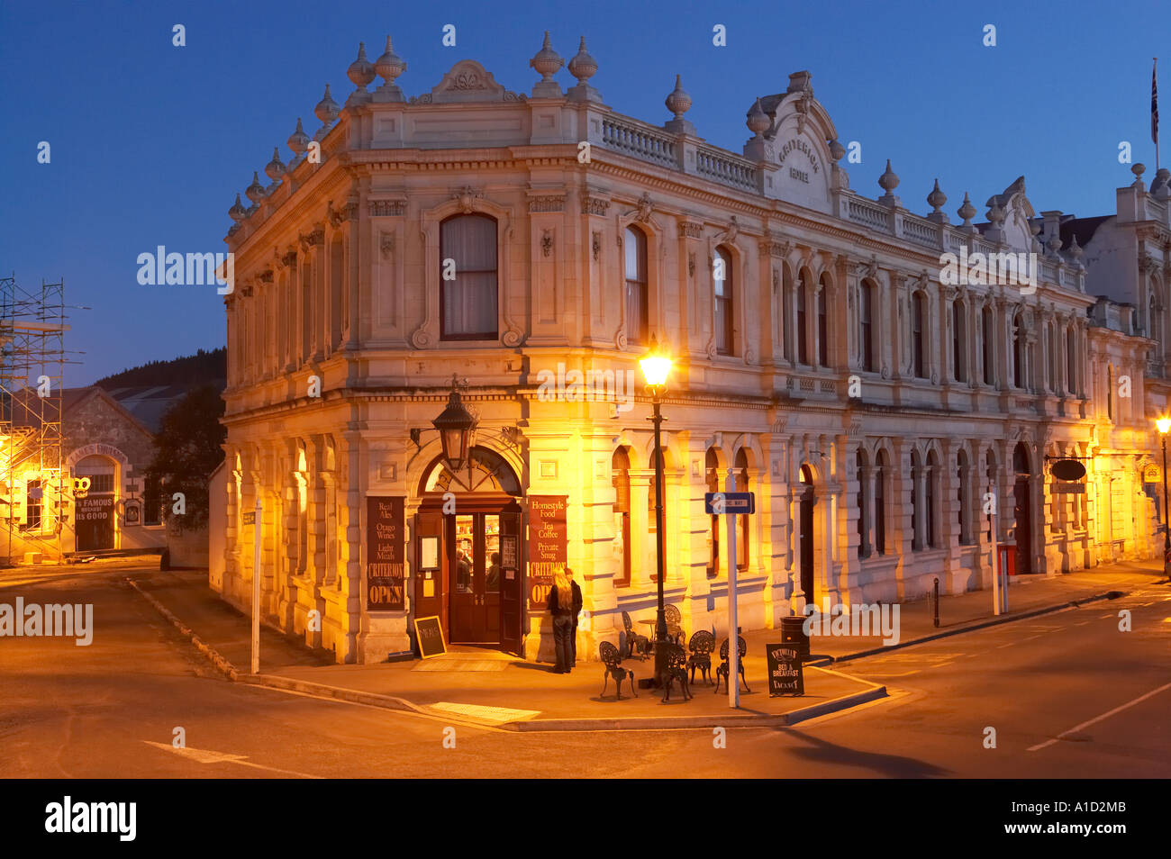 Historical Criterion Hotel Oamaru South Island New Zealand Stock Photo